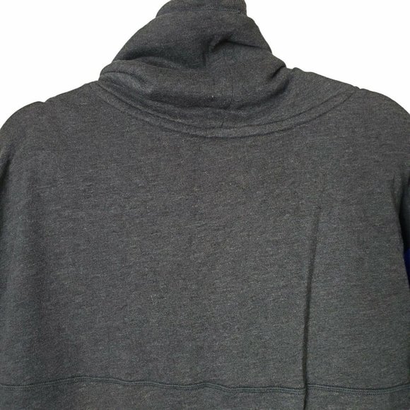 PINK VS Gray Long Sleeve Funnel Neck Sweatshirt S - Picture 8 of 11